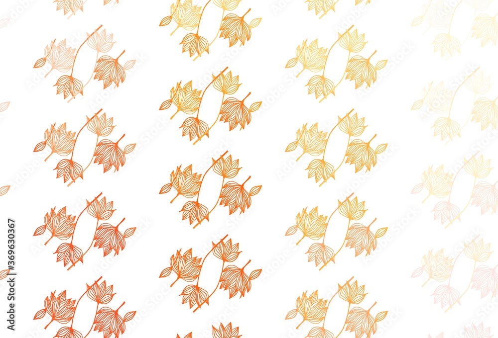 Light Yellow, Orange vector doodle template. Light Yellow, Orange vector doodle template.