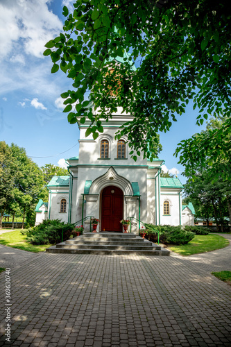 Orthodox church of Saint Kosmy and Damian in the village of Ryboly in the Podlasie region of Poland © marcinmaslowski