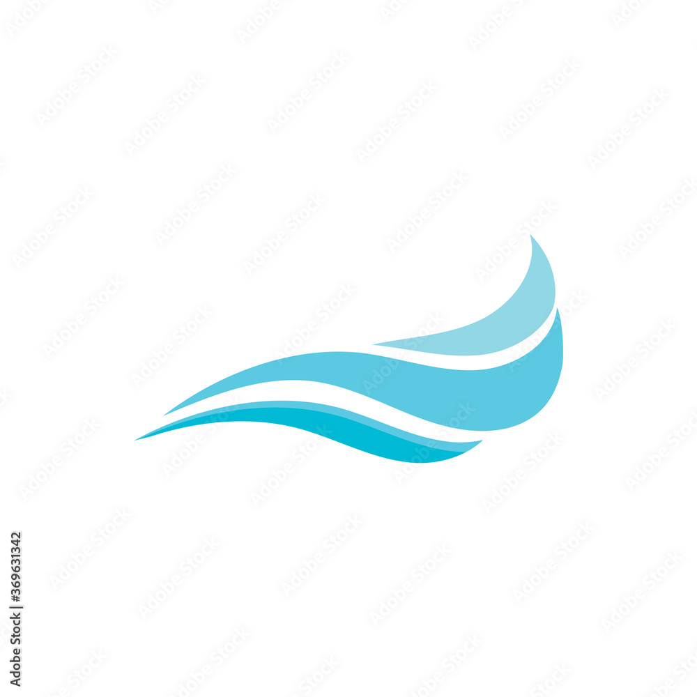 Waves Logo Template vector symbol