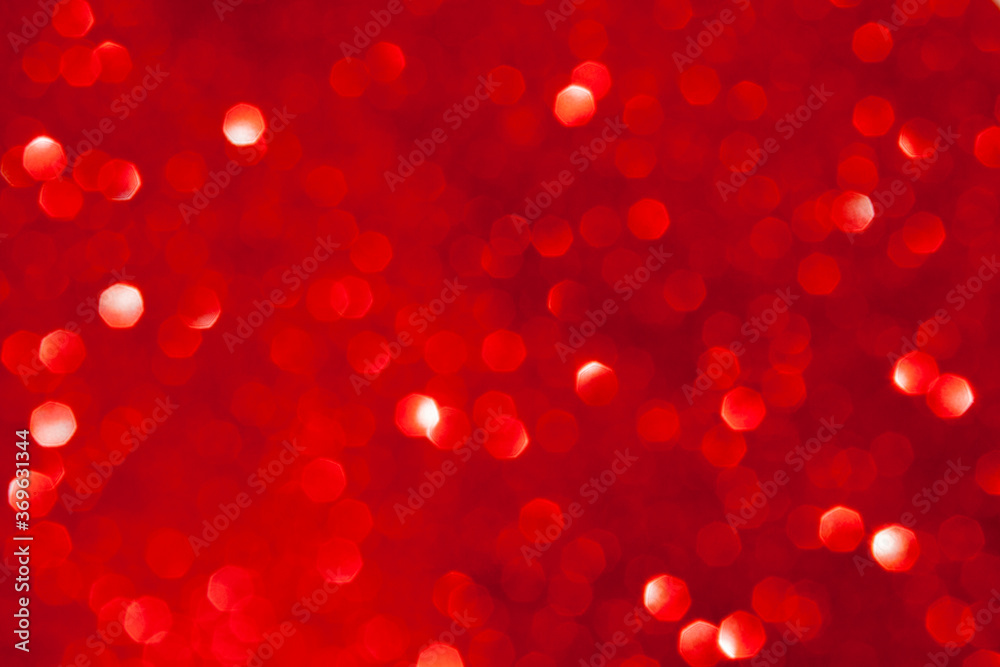 Banner bokeh on a red background Banner bokeh on a red background