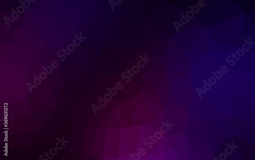 Dark Purple vector abstract mosaic backdrop. Brand new colored illustration in blurry style with gradient. The template can be used as a background for cell phones.