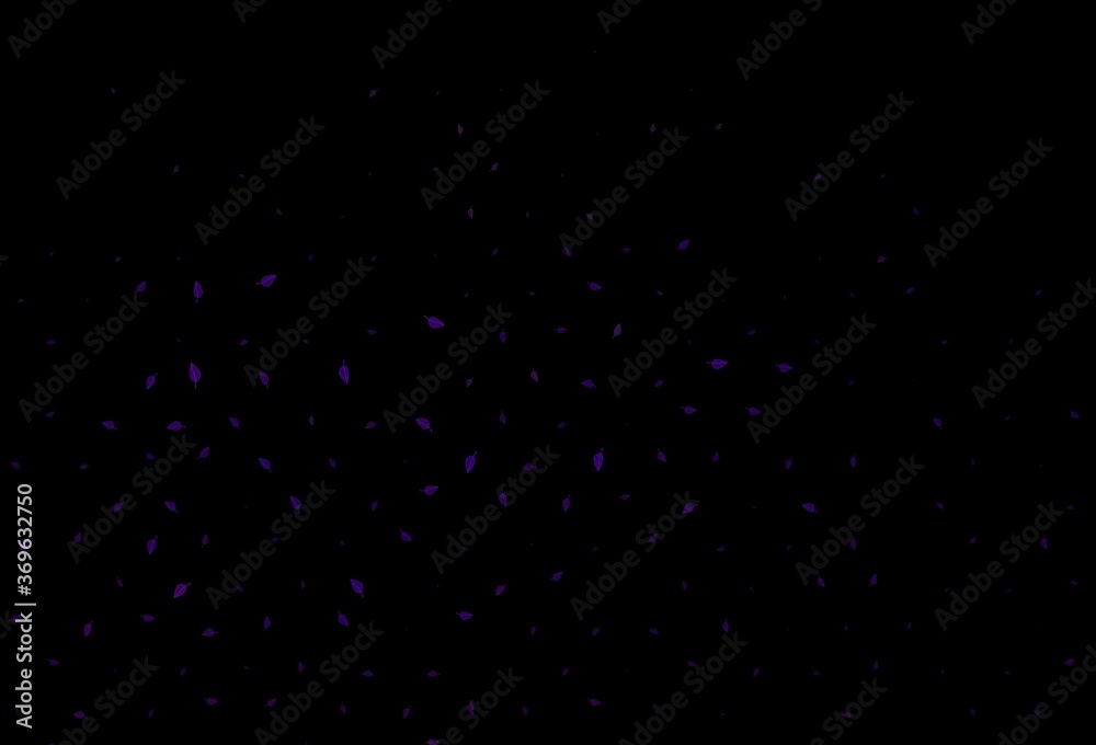 Obraz premium Dark Purple vector hand painted pattern.