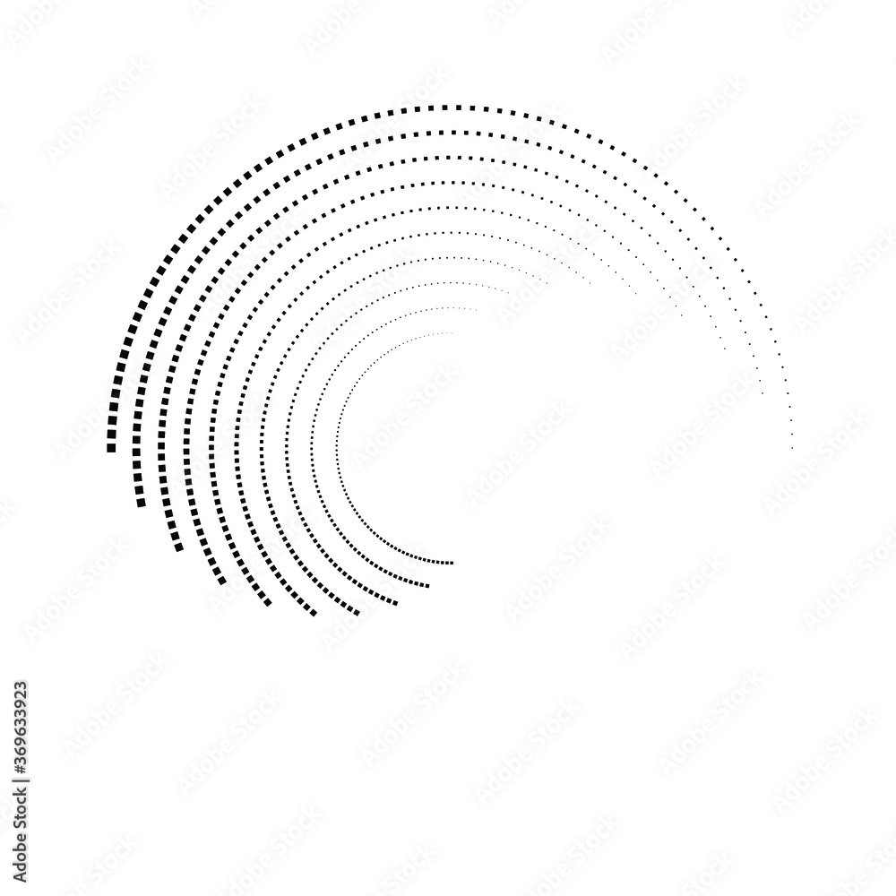 Halftone dots in circle form. round logo . vector dotted frame . design element Halftone dots in circle form. round logo . vector dotted frame . design element