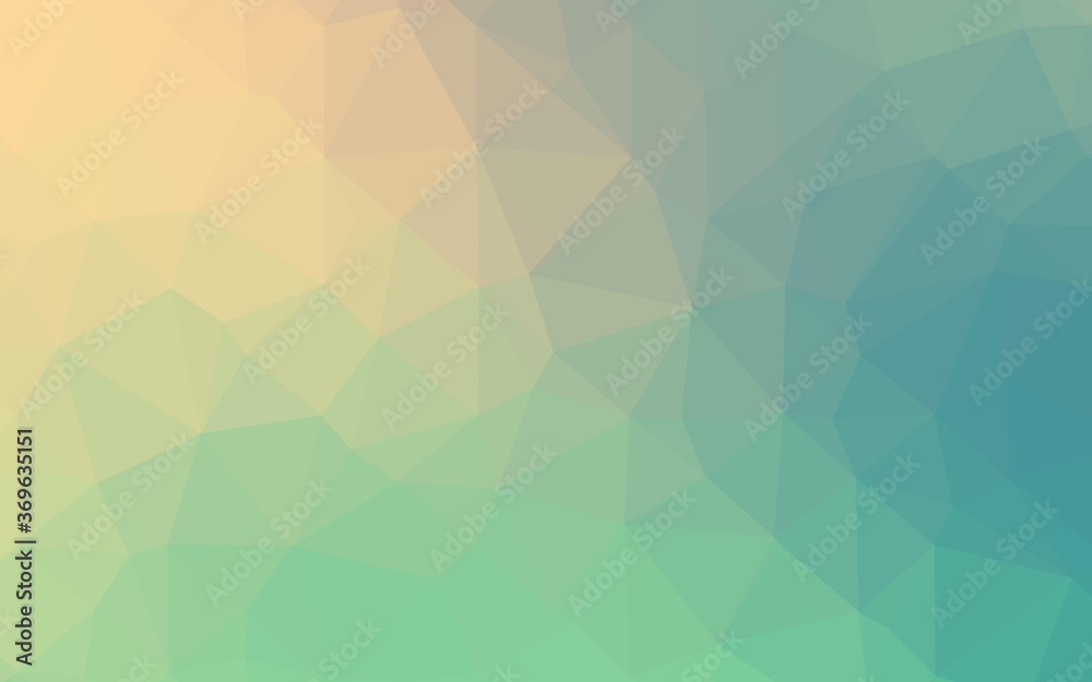 Light Blue, Yellow vector low poly layout. Glitter abstract illustration with an elegant design. Completely new design for your business.