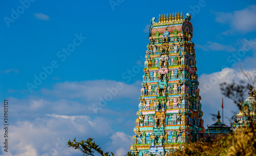 colorful temple top photo