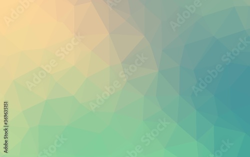Light Blue  Yellow vector low poly layout. Glitter abstract illustration with an elegant design. Completely new design for your business.