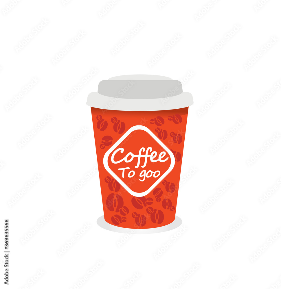 Fototapeta premium Coffee to go paper cup