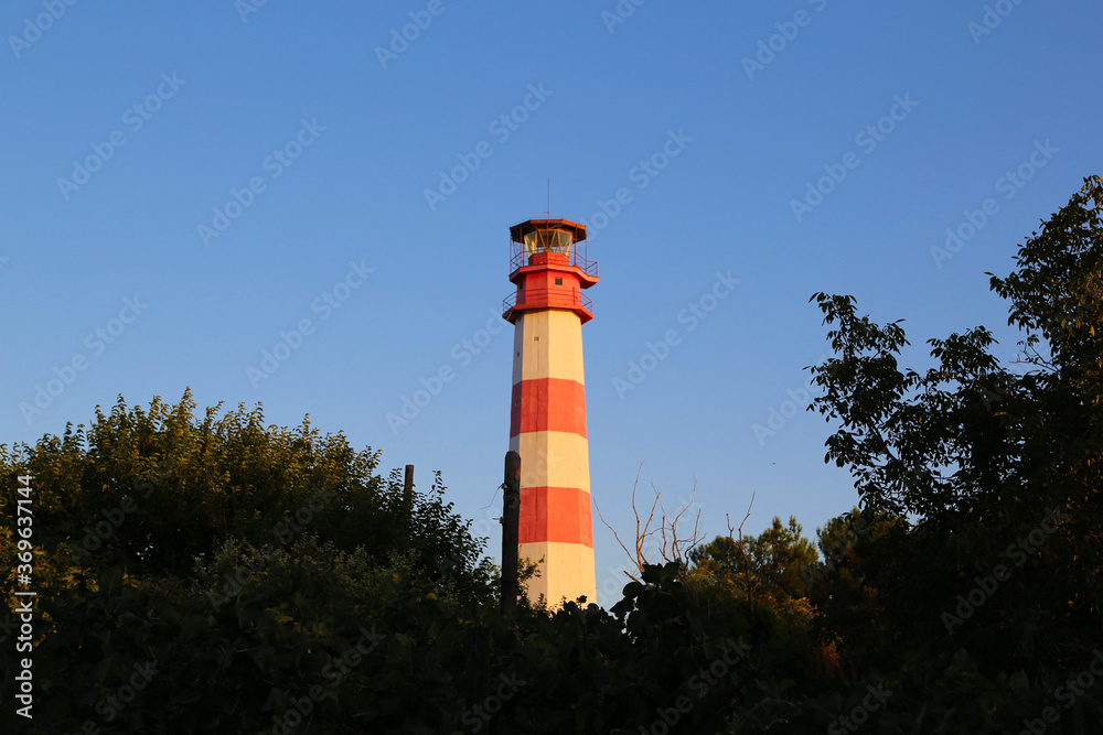 lighthouse as symbol of summer vacation