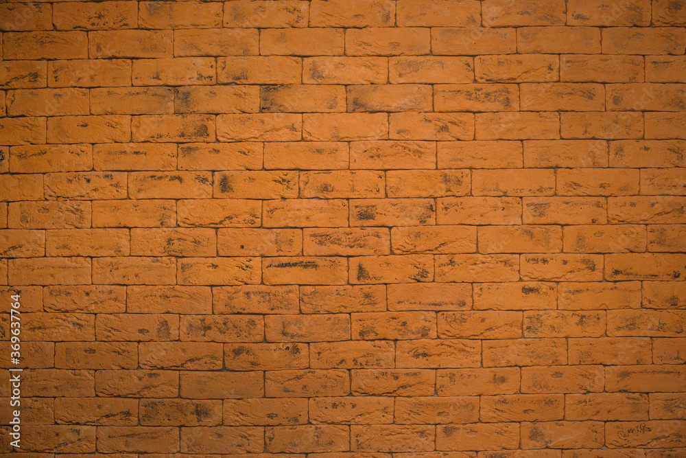 Obraz premium texture of orange brick tile