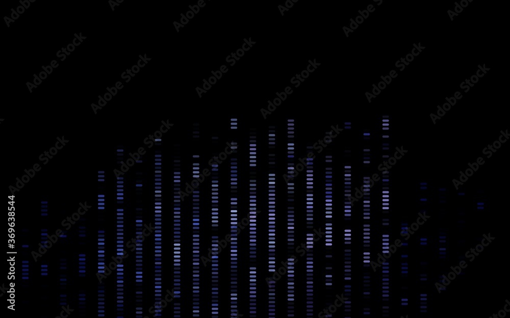 Dark BLUE vector backdrop with long lines. Shining colored illustration with narrow lines. Best design for your ad, poster, banner.