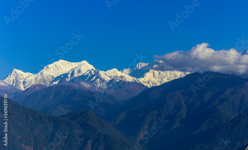 Snow covered mountains © subhadeep