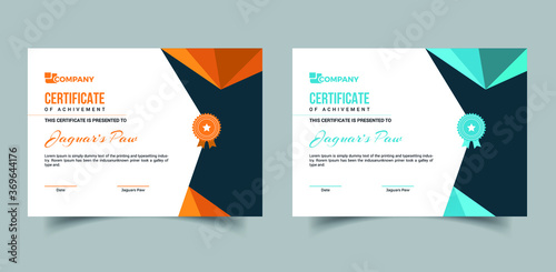 Corporate Professional Certificate Template Design