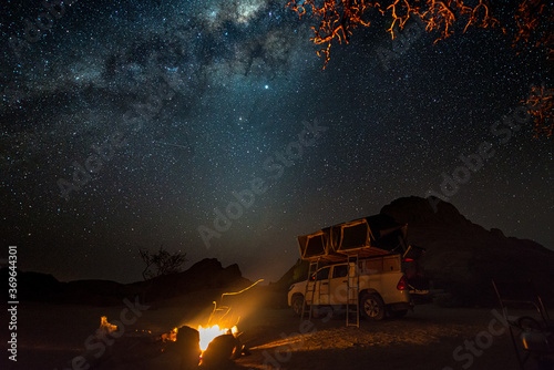 Milky Way seen near Spitzkoppe in Namibia