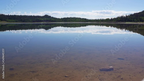 Morning view of the Navajo Lake photo