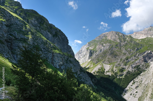 Fototapeta Naklejka Na Ścianę i Meble -  mountain area of gran sasso and laga mountains italy
