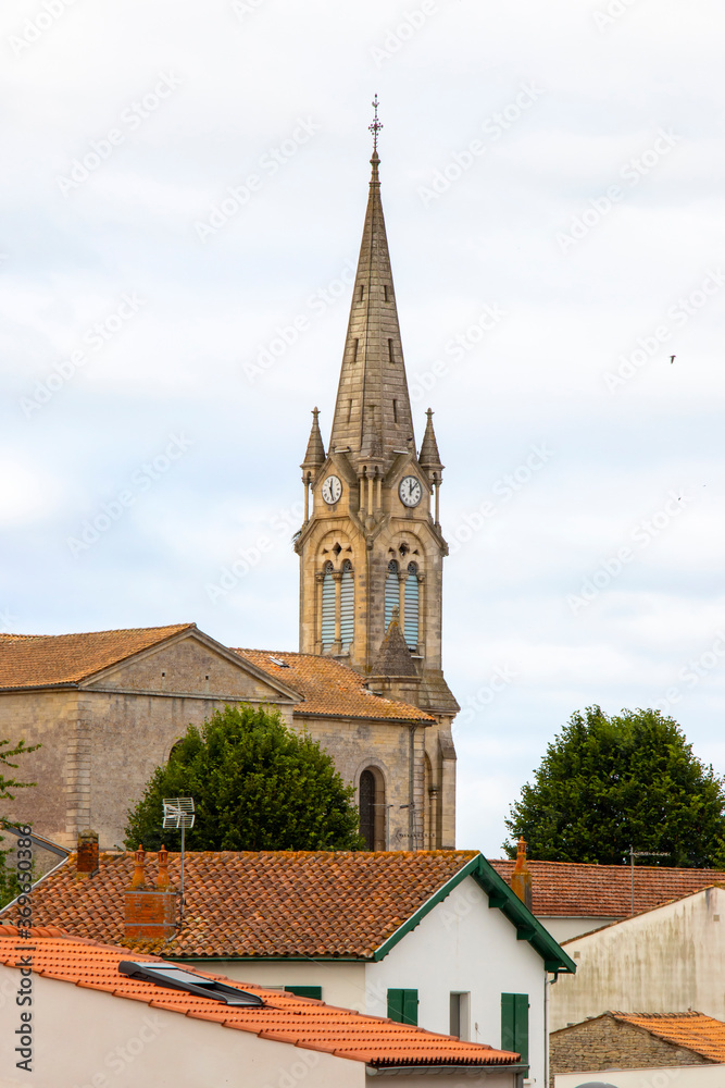 Château d'Oléron. Eglise Notre-Dame de l'Assomption. Charente-Maritime. Nouvelle-Aquitaine	
