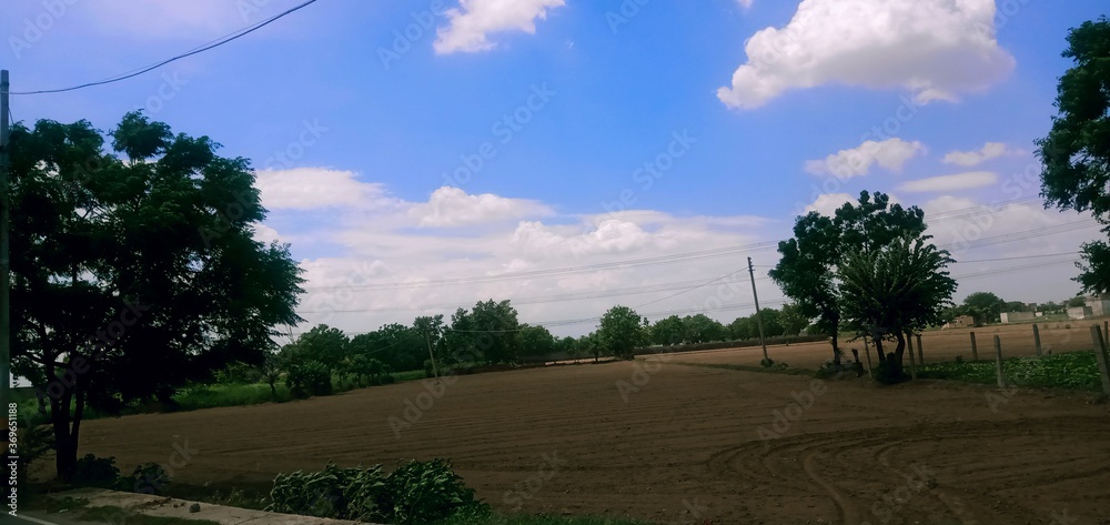 Fototapeta premium Beautiful blue sky