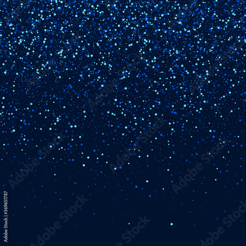 Blue Galaxy Vector Glow Design. Silver 