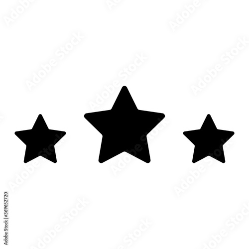 stars silhouette icon vector