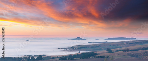 Fog in the fields