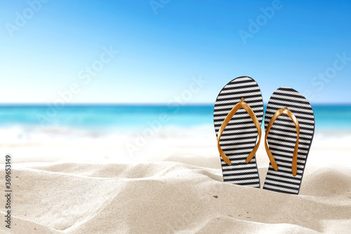 Summer beach background and free space for your decoration 