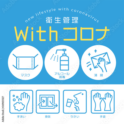 withコロナ　新しい生活様式　衛生管理