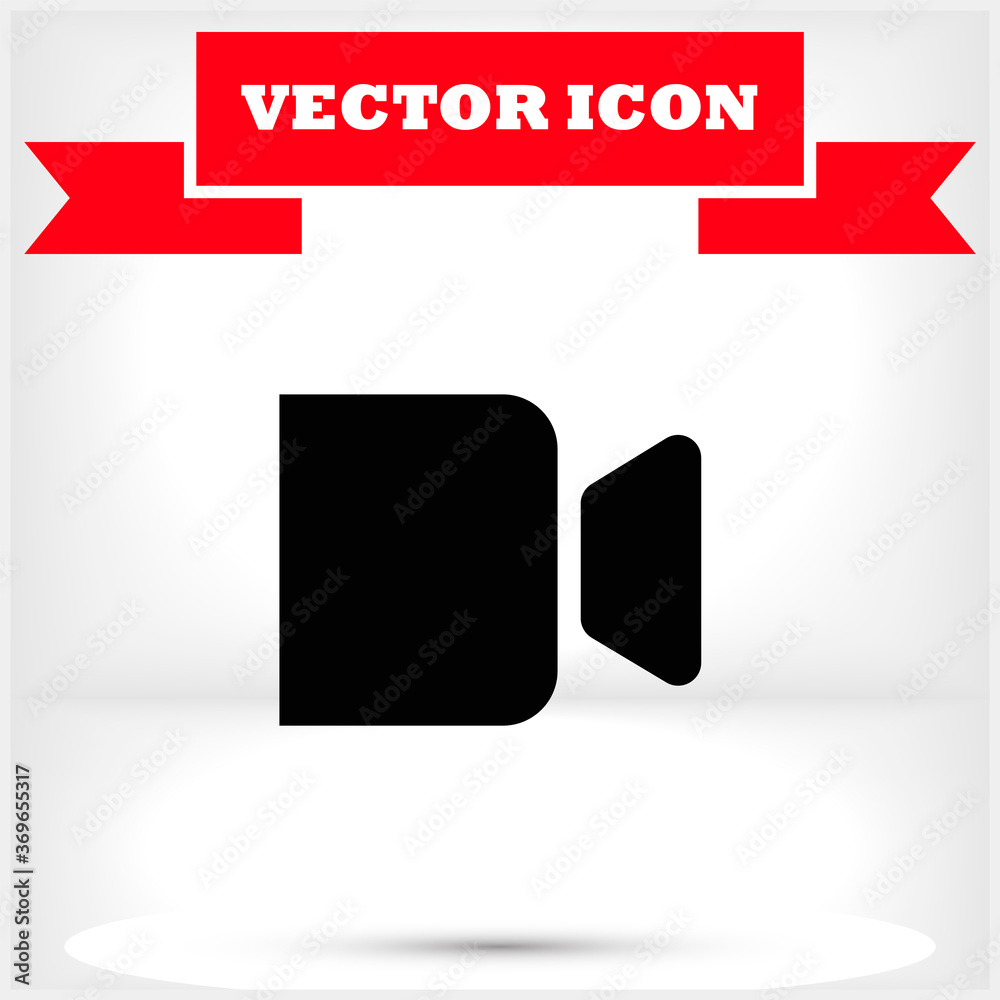 Camcorder vector icon , lorem ipsum Flat design Camcorder vector icon , lorem ipsum Flat design