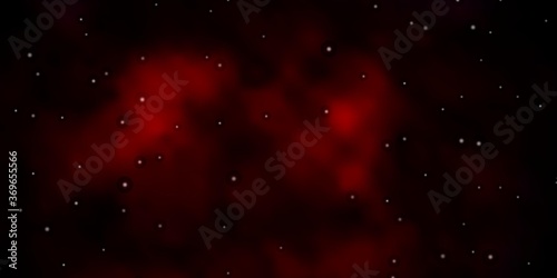 Dark Red vector layout with bright stars. Colorful illustration with abstract gradient stars. Best design for your ad, poster, banner.