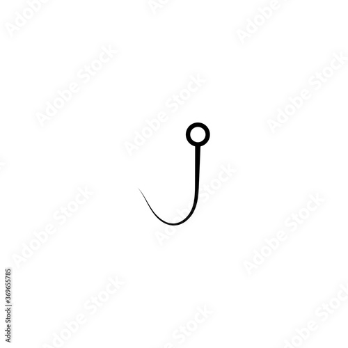 Hook fishing vector