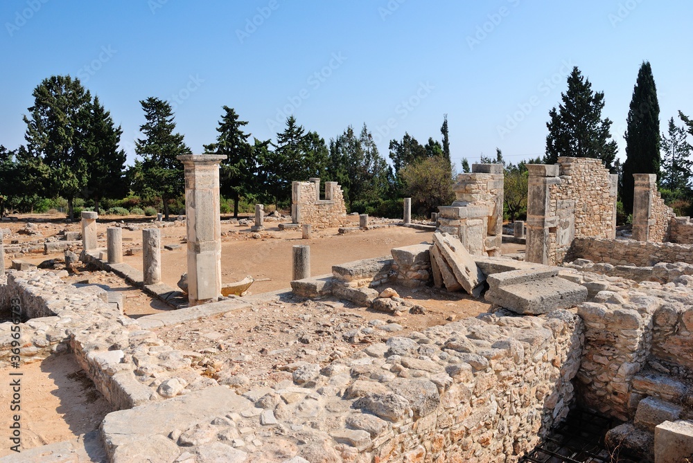 The Sanctuary of Apollo Hylates at the Neolithic period Kourion Ancient city on the southwestern coast of Cyprus