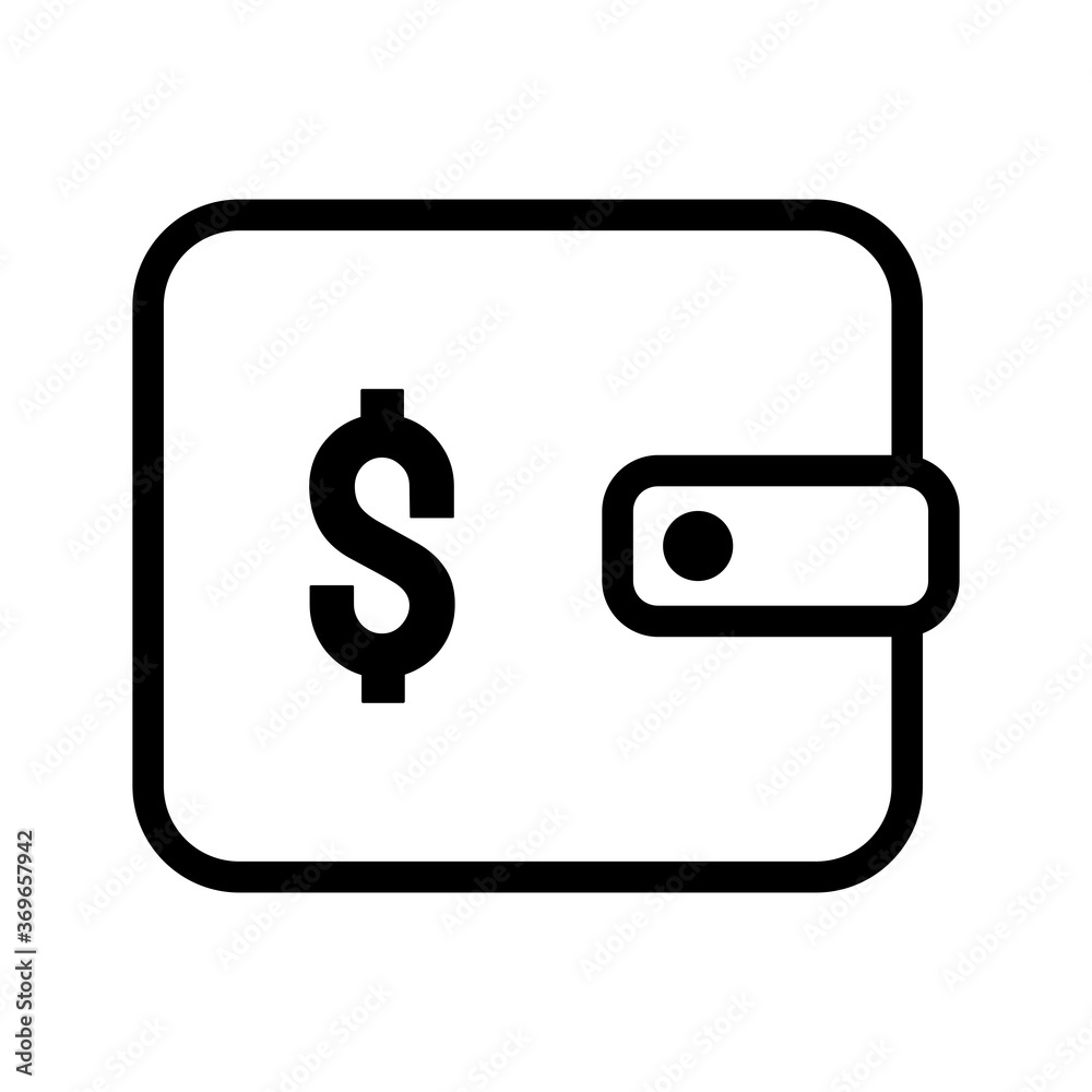 Wallet vector icon Wallet vector icon