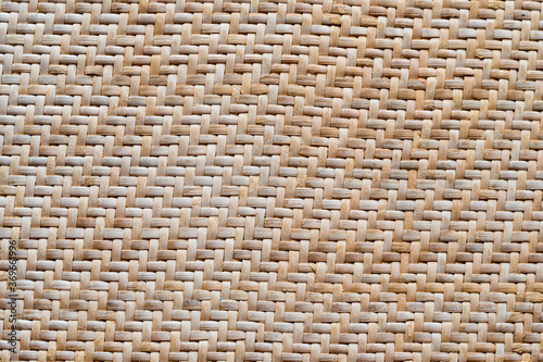 raffia and wicker texture. natural brown color photo
