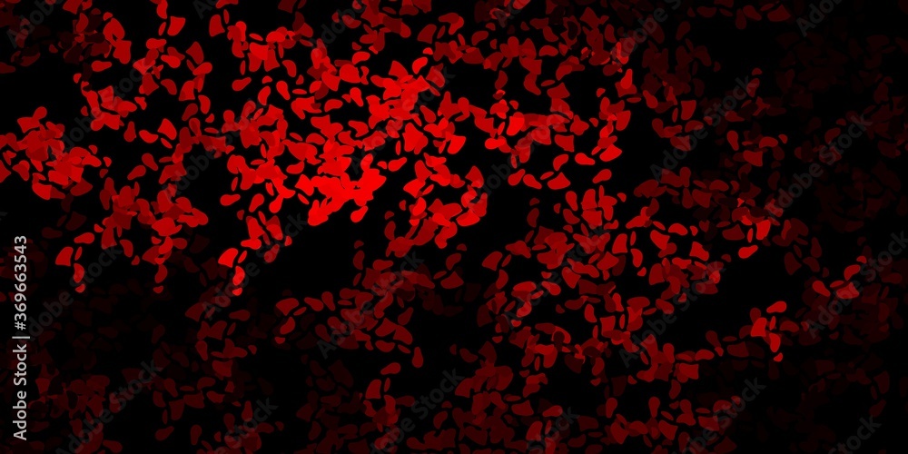 Dark red vector background with random forms. Dark red vector background with random forms.