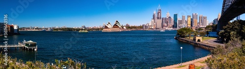 Panoramic view of Sydney Harbour NSW Australia  © Elias Bitar