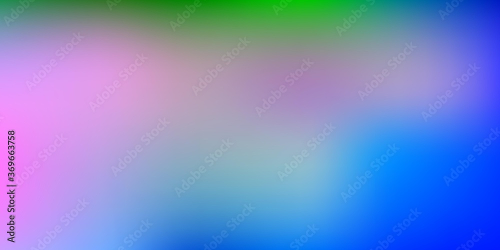Obraz premium Light Blue, Red vector abstract blur layout.