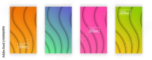 Abstract minimal wave geometric background