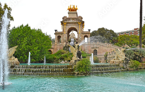 Parque de la Ciudadela en Barcelona España