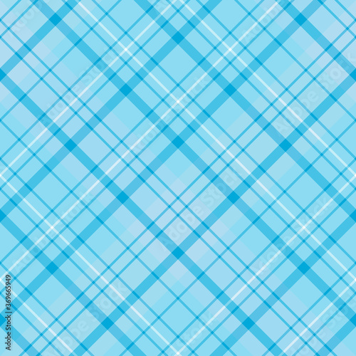 Seamless pattern in beautiful simple light blue colors for plaid, fabric, textile, clothes, tablecloth and other things. Vector image. 2