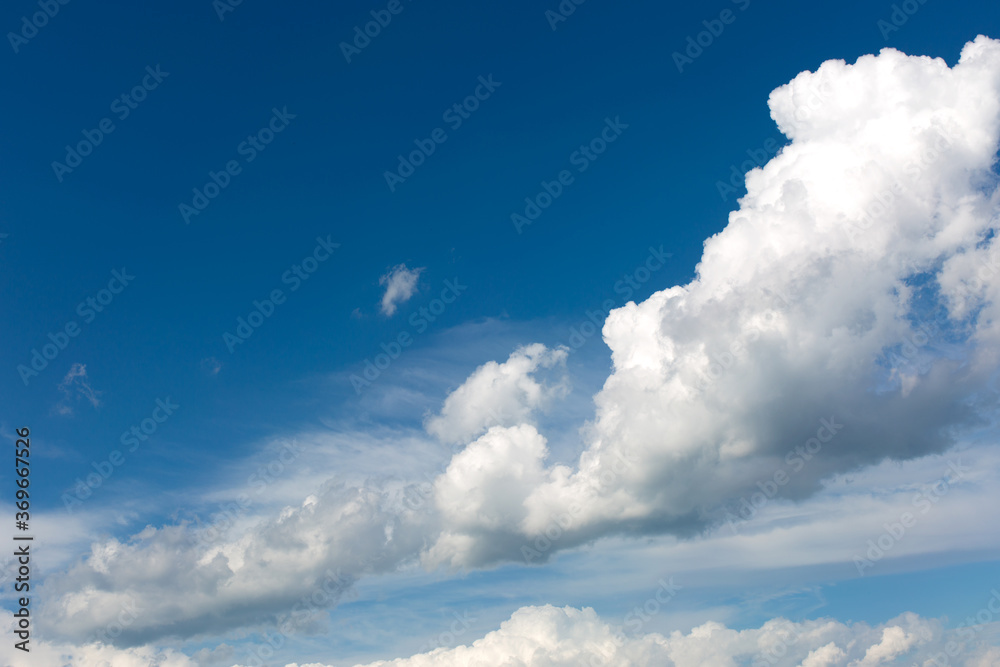 White clouds on blue sky background. White clouds on blue sky background.