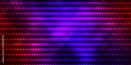 Dark Blue, Red vector layout with circles. Colorful illustration with gradient dots in nature style. Pattern for business ads.