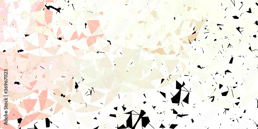 Obraz premium Dark pink, red vector backdrop with triangles, lines.
