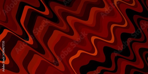 Dark Orange vector layout with circular arc.