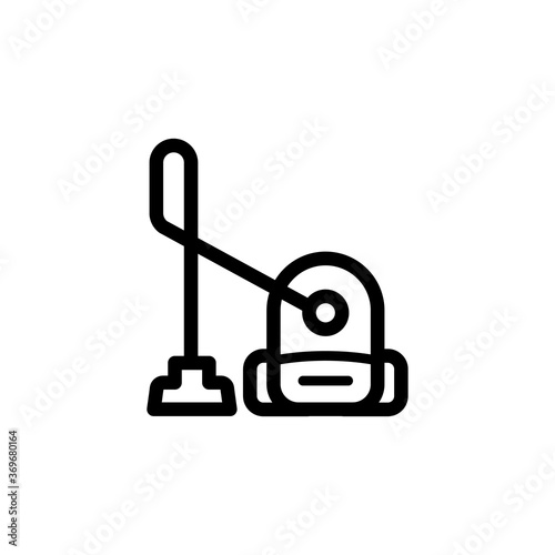 vacuum cleaner icon vector symbol template