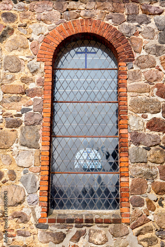 Fenster der Lorenzkirchen, Sachsen Anhalt, Deutschland