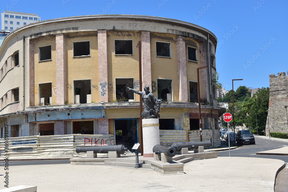 Fototapeta premium Durrës miasto w Albanii