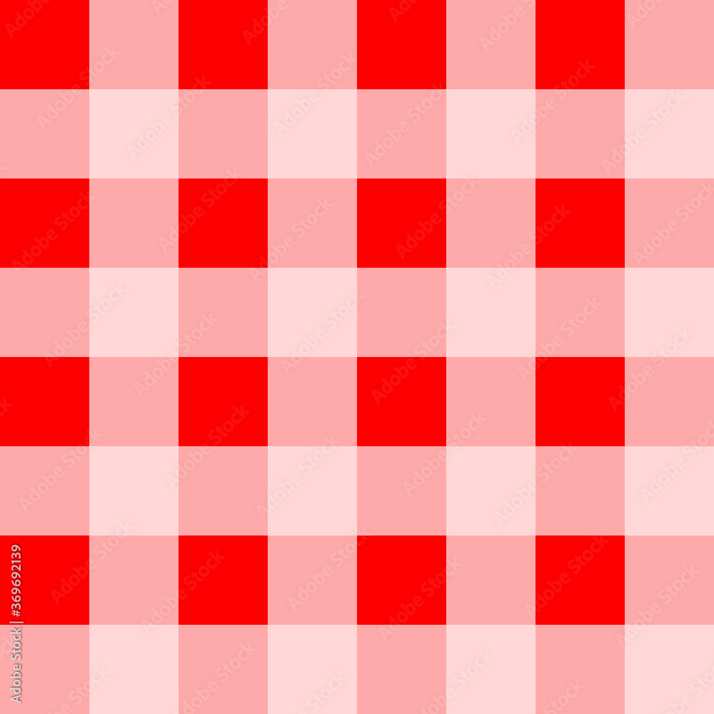 red and white checkered seamless pattern