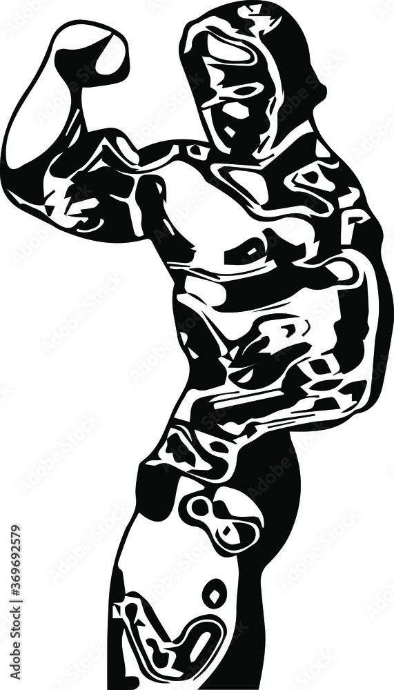 Φωτογραφία Arnold Schwarzenegger Portrait Illustration