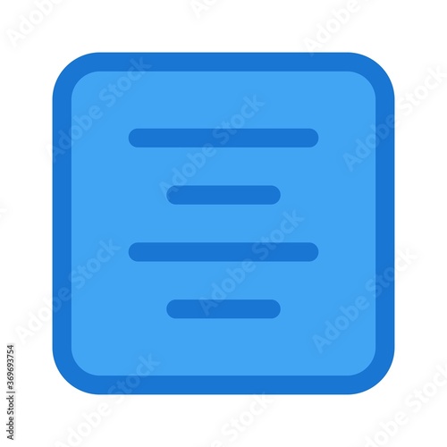 Paragraph center alignment icon - vector illustration. Text editor center align symbol.