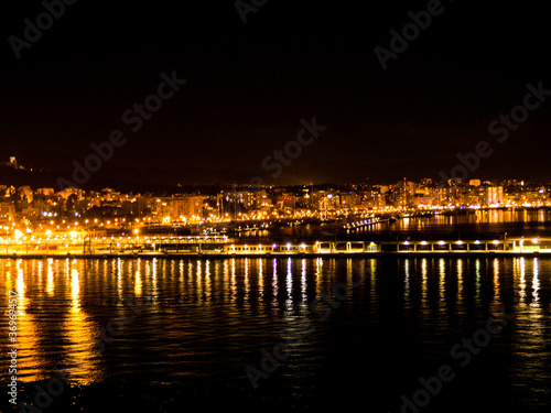 night view of the port of Mallorca  © Sophia