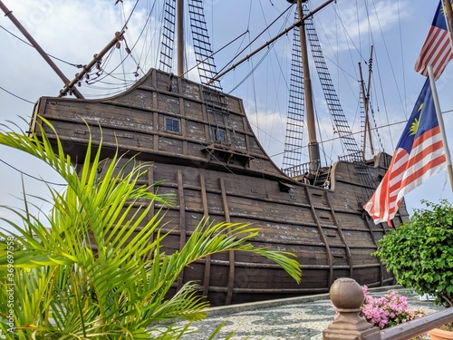 Altes Segelschiff in Melakka Malaysia